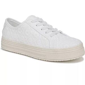 Blowfish Malibu Women's 8.5 M Super Smile 2 Lace Up Platform Sneakers White Lace